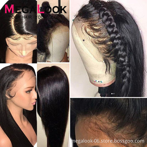 Fast Shipping Overnight Delivery 100 Brazilian Virgin Human Hair Full Lace Wigs